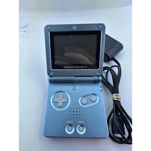 Nintendo Game Boy Advance GBA SP Pearl Green System AGS 001 - Picture 5 of 6